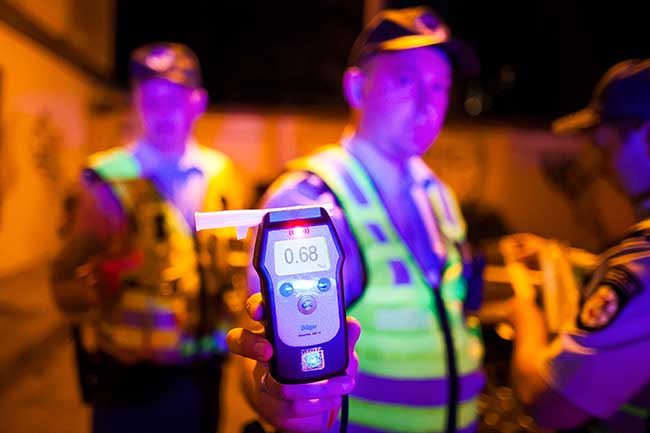 Breathlizer test
